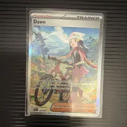 Pokemon TCG Dawn Full Art Trainer-Supporter 129/094 Phantasmal Flames Holo SIR - Image 1