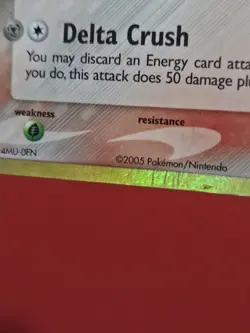 Pokemon TCG Tyranitar Stamped Reverse Holo EX Delta Species 16/113 Vintage MP- - Image 2