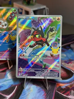 Pokemon TCG First Partner Illustration Collection Series 1 Alola Gen 7 Starters - Image 4