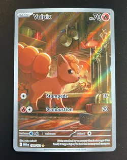 Vulpix 138/132 IR Illustration Rare NM Pokemon TCG Mega Evolution - Image 1