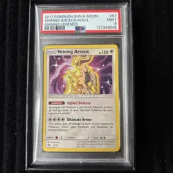 POKEMON SHINING LEGENDS SHINING ARCEUS #57 HOLO FOIL PSA 9 MINT #44378576 - Image 1