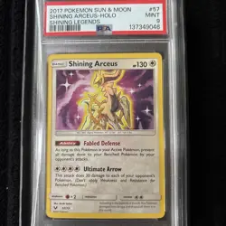 POKEMON SHINING LEGENDS SHINING ARCEUS #57 HOLO FOIL PSA 9 MINT #44378576 - Image 2