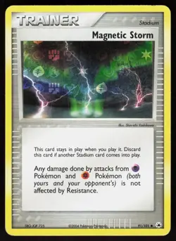 Magnetic Storm 91/101 Uncommon Hidden Legends Pokemon Reverse Holo HP - Image 1