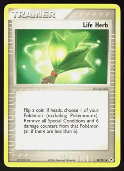 Life Herb 90/101 Uncommon Hidden Legends Pokemon Moderately Played - Image 1