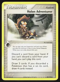 Holon Adventurer 85/110 Uncommon Holon Phantoms Pokemon Moderately Played - Image 1