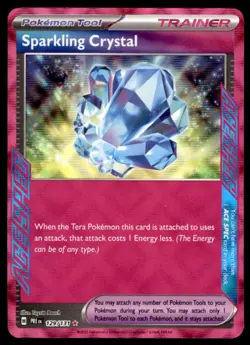 Sparkling Crystal 129/131 Holo SV: Prismatic Evolutions Pokemon Holo LP - Image 1