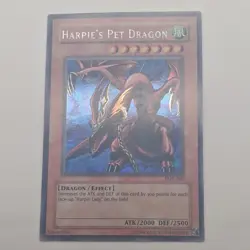 Harpie's Pet Dragon FMR-002 Holo Effect Dragon Wind Yu-Gi-Oh! TCG - Image 1