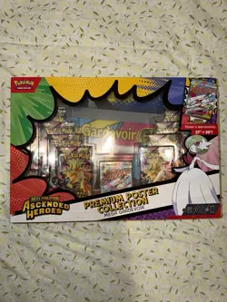 Pokemon TCG Ascended Heroes Mega Gardevoir Premium Poster Collection New/Sealed - Image 1