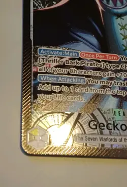 Gecko Moria OP14-080 Alt Art Leader OP14 English One Piece TCG - Image 2