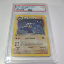 2000 Pokemon Rocket Dark Machamp Holo 1st Edition 10/82 - PSA 9 - Image 2