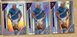 25/26 Topps Chrome Premier League - Erling Haaland - 16 Base & 3 Refractor Cards - Image 2
