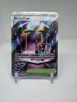 Battle Cage 116/094 Holo Pokemon Card | Phantasmal Flames ME02 - Image 1