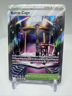 Battle Cage 116/094 Holo Pokemon Card | Phantasmal Flames ME02 - Image 4