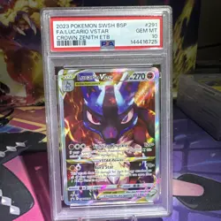 Lucario VSTAR SWSH291 SWSH: Sword & Shield Promo Cards Holo PSA 10 GEM MINT - Image 1