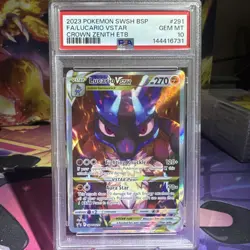 Lucario VSTAR SWSH291 SWSH: Sword & Shield Promo Cards Holo PSA 10 GEM MINT - Image 1