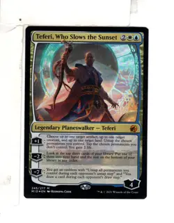 MTG SkeenAB Teferi Who Slows the Sunset FOIL from Innistrad MH. NM. - Image 1