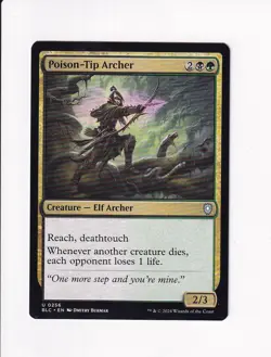 MAGIC THE GATHERING MTG COMMANDER: BLOOMBURROW POISON-TIP ARCHER - Image 1