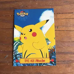 Topps Pokemon Pikachu TV2 #25 Pokemon TV Series Card - Image 1