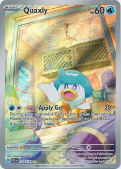 Quaxly - 206/193 - Illustration Rare DMG, English Pokemon Paldea Evolved - Image 1