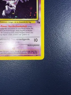 Haunter Alpollo Holo Unlimited German Pokemon Fossil 6/62 1999 - Image 5