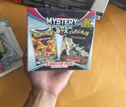 Pokemon Mystery Power Box Chase Pack Seeded 1:10 (5 Booster Packs) NEW SEALED - Image 2