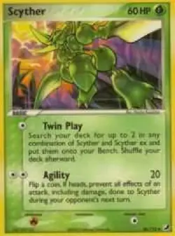 Scyther 46/115 Unseen Forces Uncommon Light Play Pokemon DNA GAMES - Image 1