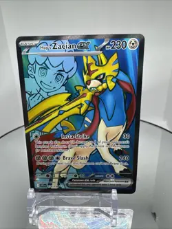 Pokemon TCG 2025 Hop’s Zacian Ex 176/159 Journey Together NM - Image 1