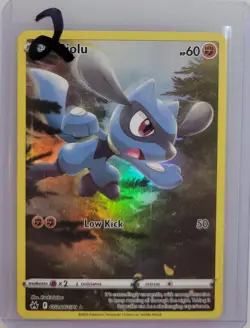 Riolu GG26/GG70 Pokemon Crown Zenith: Galarian Gallery Holo NM (2 of 2) - Image 3