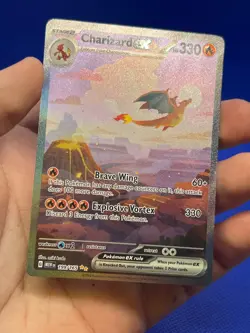 Pokemon Scarlet & Violet 151 Charizard ex 199/165 Special Illustration Rare NM - Image 2