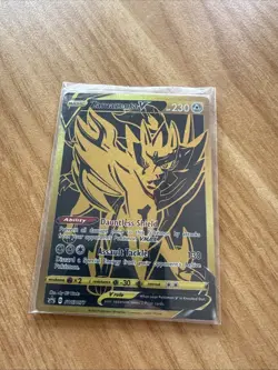 POKEMON TCG ZAMAZENTA V SWSH077 BLACK STAR PROMO SWORD SHIELD NEW FACTORY SEALED - Image 1