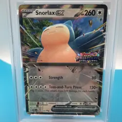 PSA 10 SNORLAX EX PRISMATIC STAMPED EXCLUSIVE #076 2025 POKEMON SNORLAX BLISSEY - Image 2
