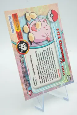 2000 Topps Chrome Pokemon Series 2 #113 Chansey RARE POKEMON LP ++ NM - Image 3