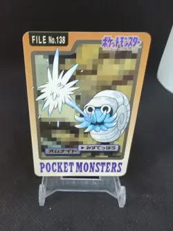 1997 Pocket Monsters Pokemon Carddass #138 Omanyte - Image 1