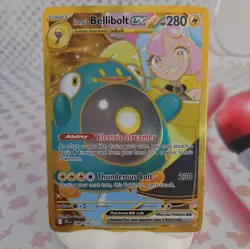 Pokemon TCG - Iono’s Bellibolt Ex 188/159 - Journey Together - Gold Secret Rare - Image 1