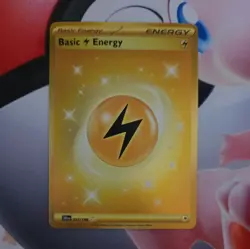 Pokemon TCG -Basic Lightning Energy 257/198 - Scarlet & Violet - Gold Hyper Rare - Image 3