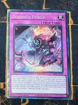 YUGIOH Dominus Purge (RA05-EN150) Collector's Rare 1st Edition Near Mint - Image 1