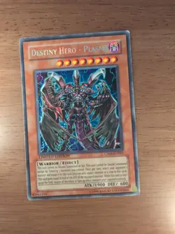 YUGIOH Secret Rare Destiny Hero - Plasma CT04-EN003 - Image 2