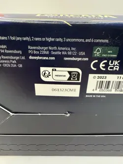 Disney Lorcana: The First Chapter Booster Box FIRST PRINT RUN CM1 - Image 3