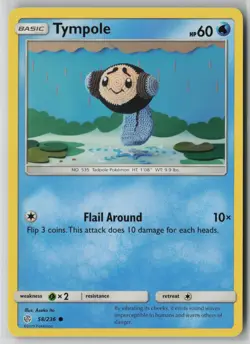 Tympole 58/236 Pokemon Cosmic Eclipse Common Near Mint Card (NM) 1 - Image 1