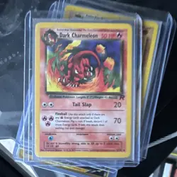 Pokemon TCG Team Rocket Dark Charmeleon 32/82 English 2000 Card Lot - Image 1