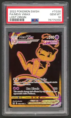 Pokemon Cards - PSA 10 Mew VMax TG30/TG30 - Lost Origin - GEM MT - PSA10 - Image 1