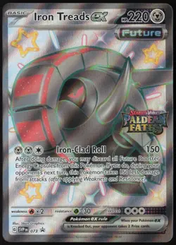 Iron Treads ex - (Paldean Fates Stamped) Miscellaneous Cards & Products Holo 073 - Image 1