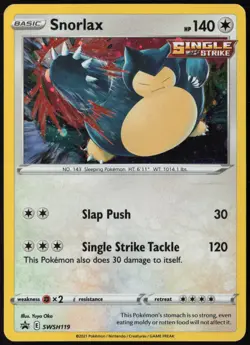 Snorlax - SWSH: Sword & Shield Promo Cards Holo SWSH119 - Image 1