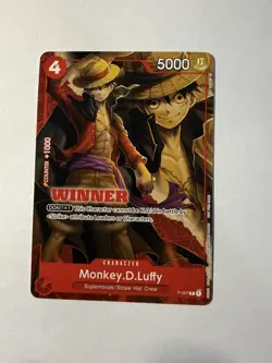 Monkey.D.Luffy - P-007 (Winner Pack Vol. 1) - One Piece Promotion Cards (OP-PR) - Image 1