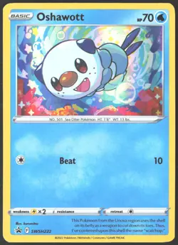 Oshawott - Holo SWSH222 SWSH: Sword & Shield Promo Cards NM - Image 1