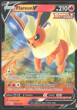 Flareon V - Holo SWSH149 SWSH: Sword & Shield Promo Cards LP - Image 1