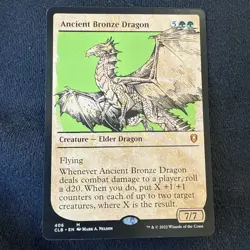 Ancient Bronze Dragon (Showcase) - Near Mint MTG - Image 1