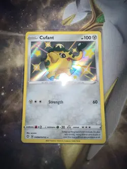 Pokemon TCG Cufant Shining Fates SV090/SV122 Baby Shiny Rare Card - Image 1