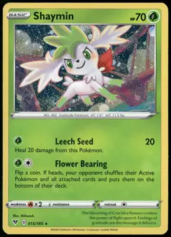 Shaymin - (Cosmos Holo) Miscellaneous Cards & Products Holo 015/185 - Image 1