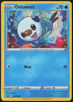 Oshawott - Holo SWSH222 SWSH: Sword & Shield Promo Cards NM - Image 1